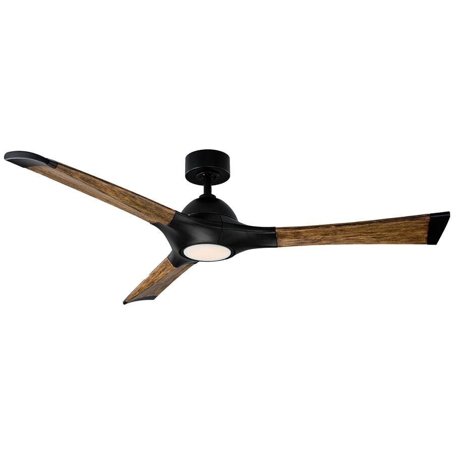 Modern Forms Woody 60" Indoor/Outdoor Ceiling Fan in Matte Black