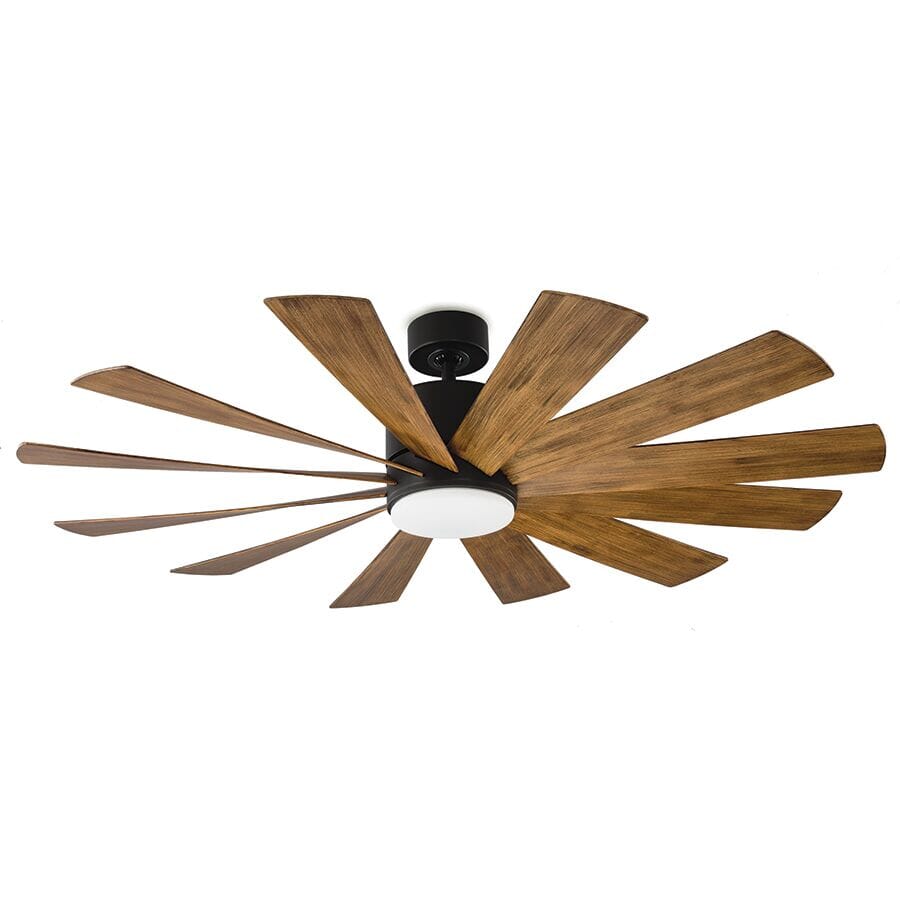 Modern Forms Windflower 60" Indoor/Outdoor Ceiling Fan in Matte Black