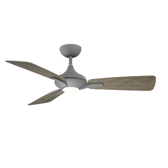 Modern Forms Mykonos Indoor and Outdoor Ceiling Fan in Graphite and Weathered Wood Modern Forms Mykonos Indoor and Outdoor Ceiling Fan in Graphite and Weathered Wood