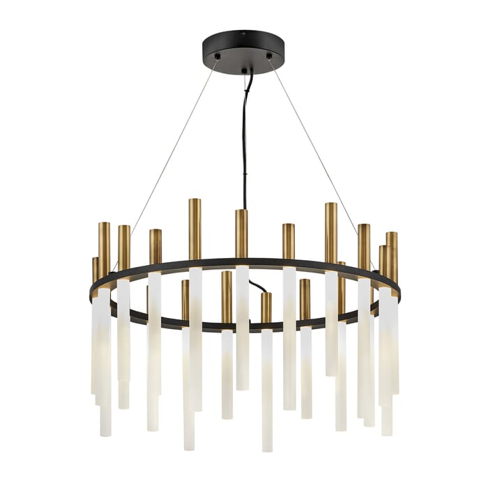 Fredrick Ramond Echo LED Chandelier in Black Fredrick Ramond Echo LED Chandelier in Black
