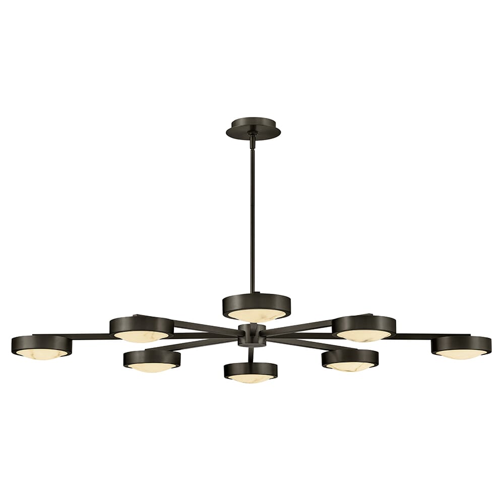 Black Oxide LED Semi Flush Mount from the Cava Collection