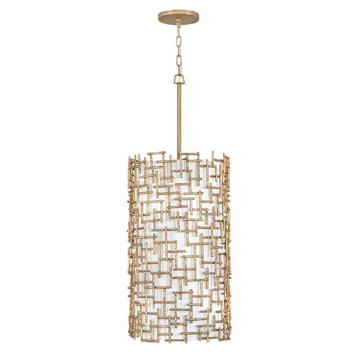 Fredrick Ramond Farrah 9-Light Foyer Light in Burnished Gold Fredrick Ramond Farrah 9-Light Foyer Light in Burnished Gold