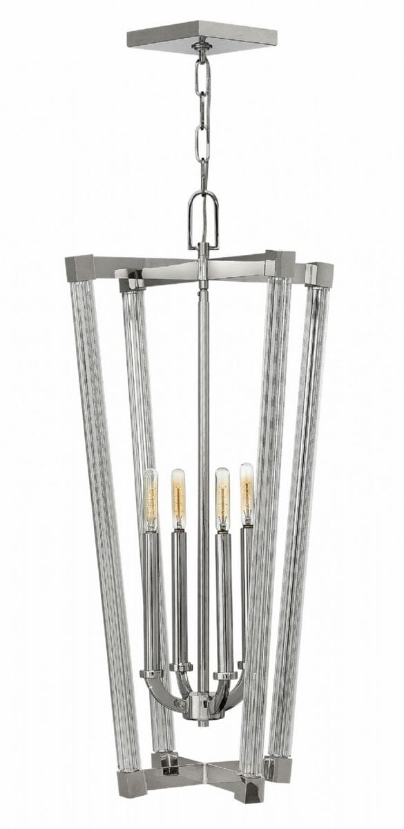 Fredrick Ramond Empire 4-Light Single Tier Foyer in Polished Nickel -  FR36015PNI