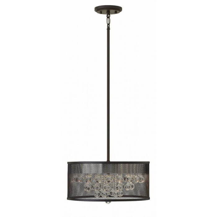 Fredrick Ramond Fiona 4-Light Foyer Light in Black* Fredrick Ramond Fiona 4-Light Foyer Light in Black*