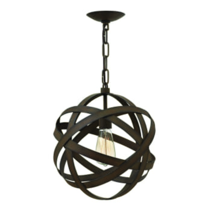 Fredrick Ramond Carson 14" Mini Pendant in Vintage Iron Fredrick Ramond Carson 14" Mini Pendant in Vintage Iron