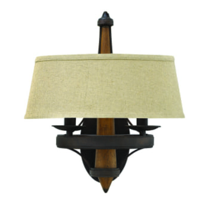 Fredrick Ramond Bastille 2-Light 16" Wall Sconce in Vintage Bronze Fredrick Ramond Bastille 2-Light 16" Wall Sconce in Vintage Bronze