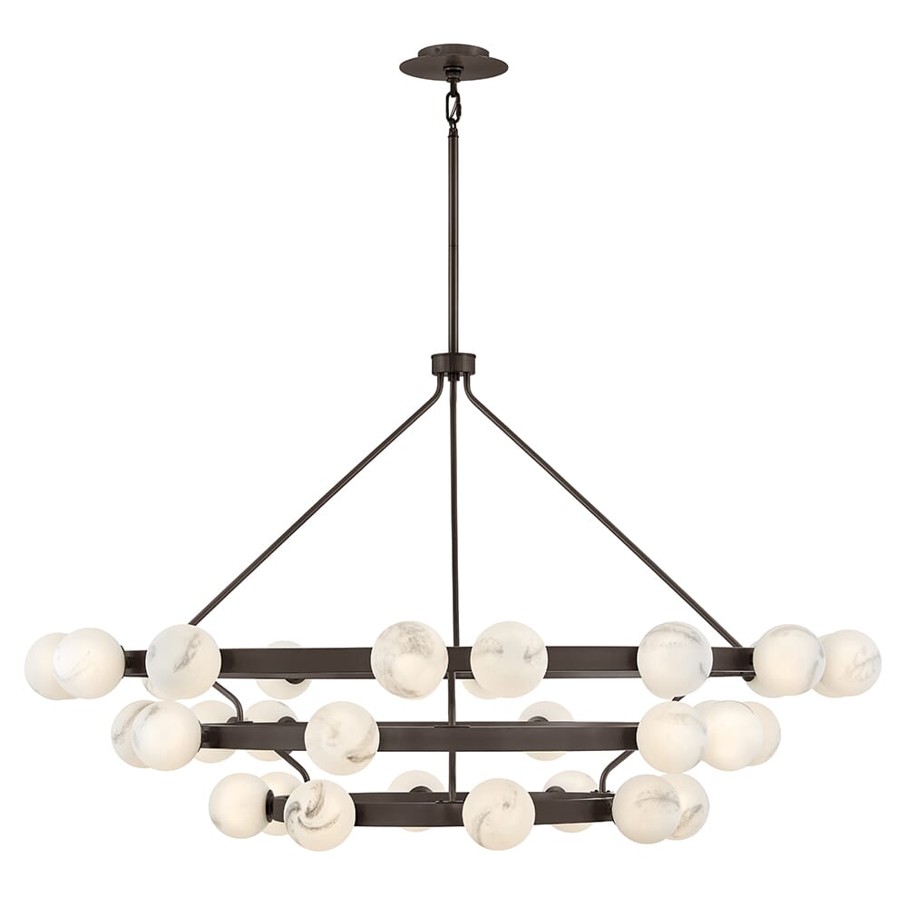 Black Oxide LED Chandelier from the Selene Collection