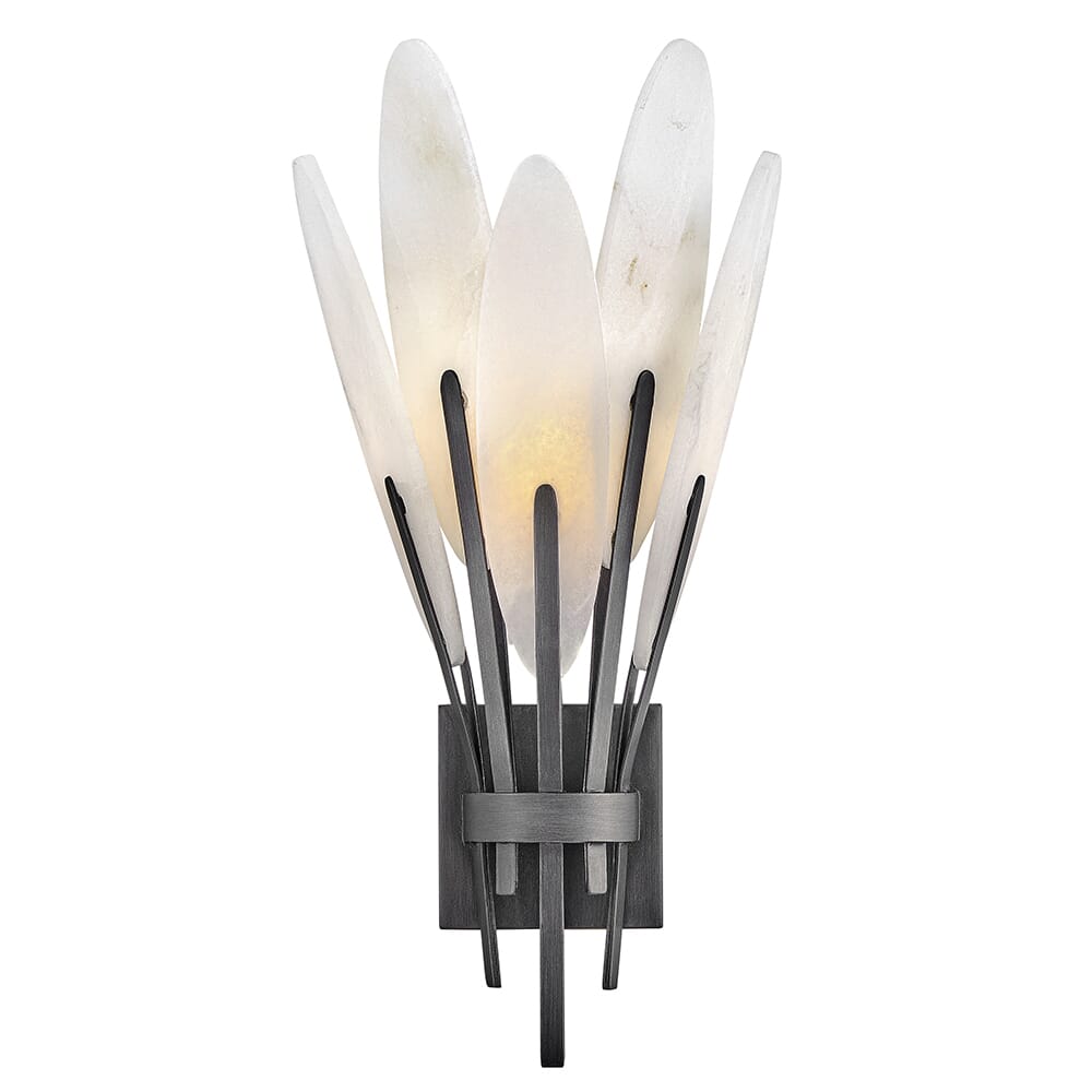 Brushed Graphite LED Wall Sconce from the Nerine Collection