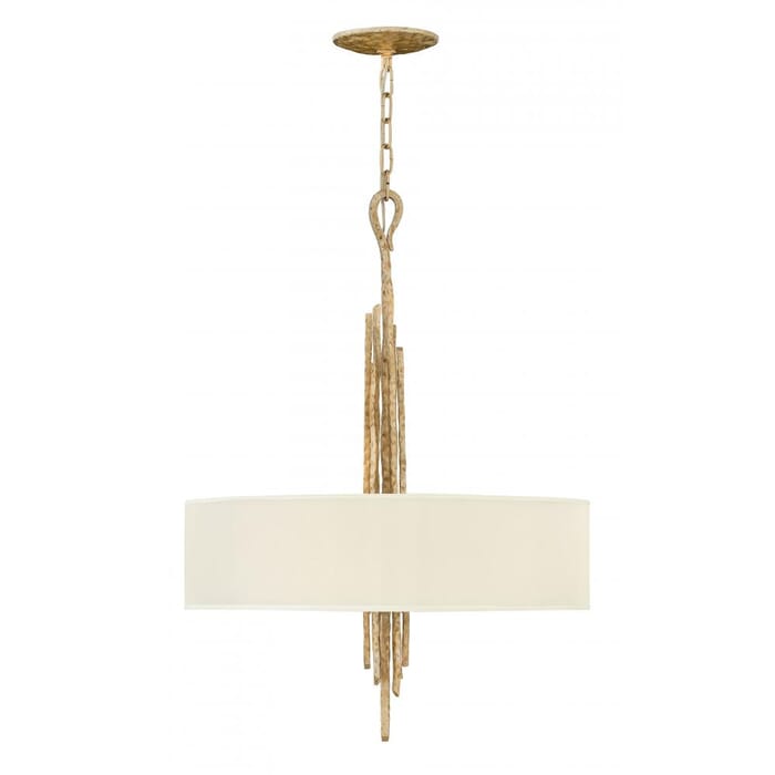 Fredrick Ramond Spyre 6-Light Chandelier in Champagne Gold Fredrick Ramond Spyre 6-Light Chandelier in Champagne Gold