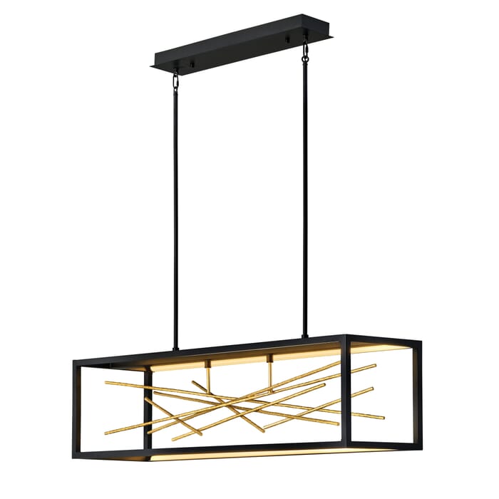 Fredrick Ramond Styx LED Chandelier in Black* Fredrick Ramond Styx LED Chandelier in Black*