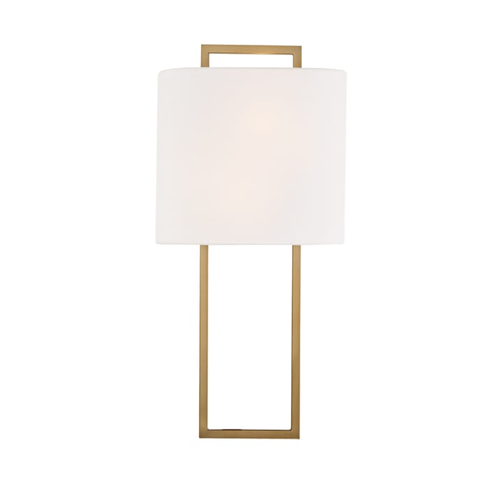 Crystorama Fremont 2-Light Wall Sconce in Vibrant Gold Crystorama Fremont 2-Light Wall Sconce in Vibrant Gold