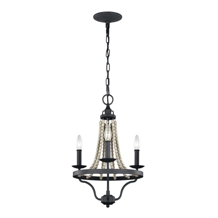 Feiss Nori Pendant in Dark Weathered Zinc/Driftwood Gray Feiss Nori Pendant in Dark Weathered Zinc/Driftwood Gray