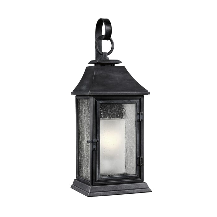 Generation Lighting Shepherd Outdoor Wall Light in Dark Weathered Zinc by Sean Lavin Generation Lighting Shepherd Outdoor Wall Light in Dark Weathered Zinc by Sean Lavin