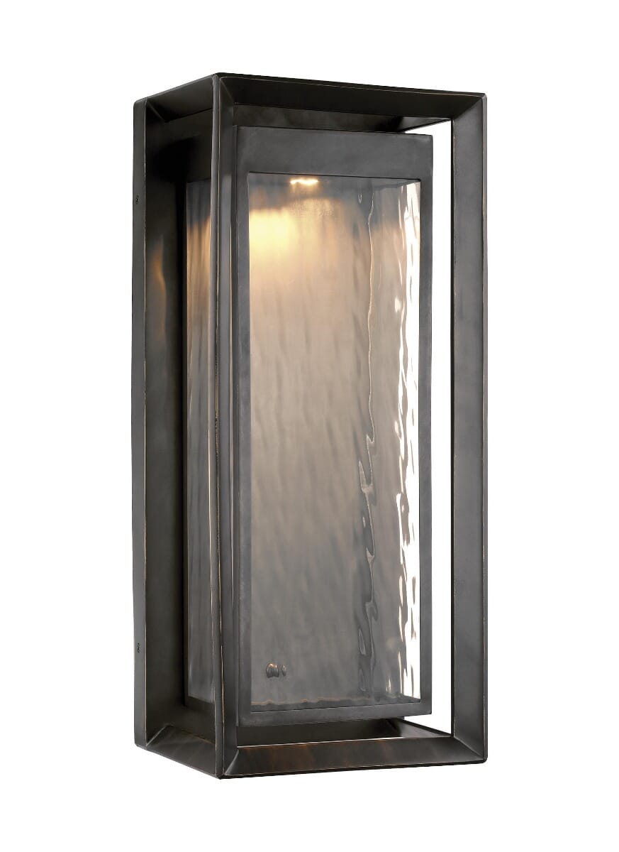 Generation Lighting Urbandale Outdoor Wall Light in Antique Bronze by Sean Lavin