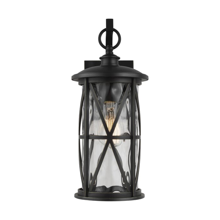 Feiss Millbrooke 15.5" 1-Light Outdoor Wall Lantern in Antique Bronze Feiss Millbrooke 15.5" 1-Light Outdoor Wall Lantern in Antique Bronze