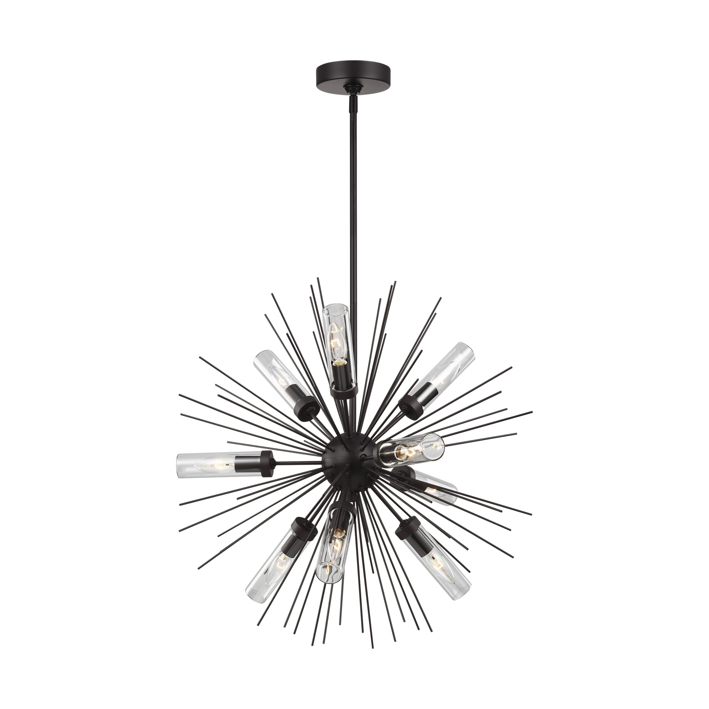 Visual Comfort Studio Hilo 9Light Outdoor Chandelier in Oil Rubbed