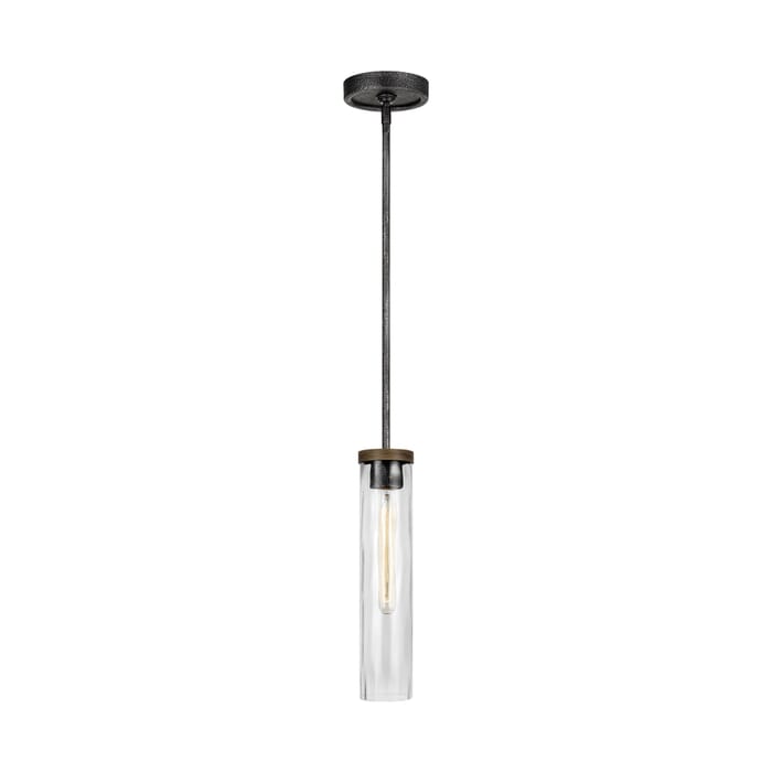 Generation Lighting Feiss Angelo Pendant Light in Distressed Weathered Oak And Slate Grey Metal Generation Lighting Feiss Angelo Pendant Light in Distressed Weathered Oak And Slate Grey Metal
