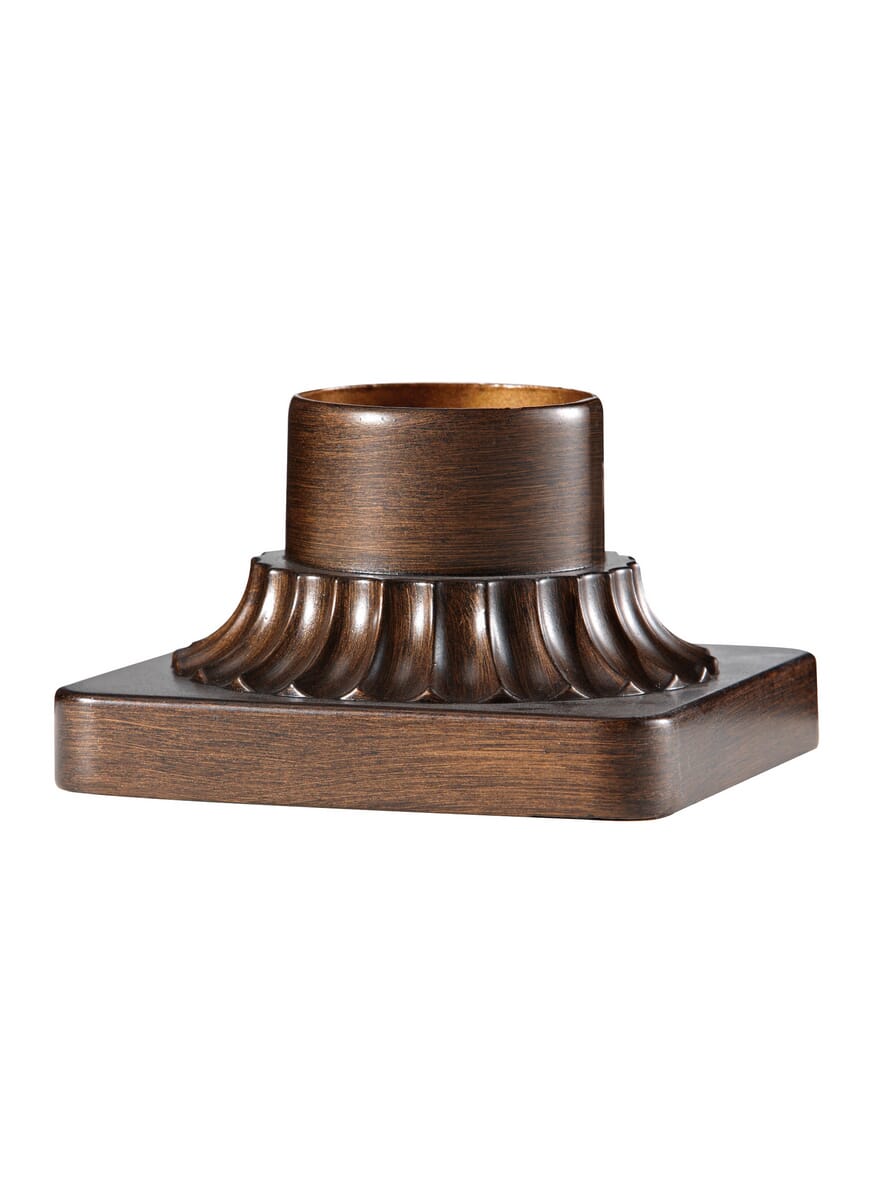 Feiss Pier Mount in Heritage Bronze Finish