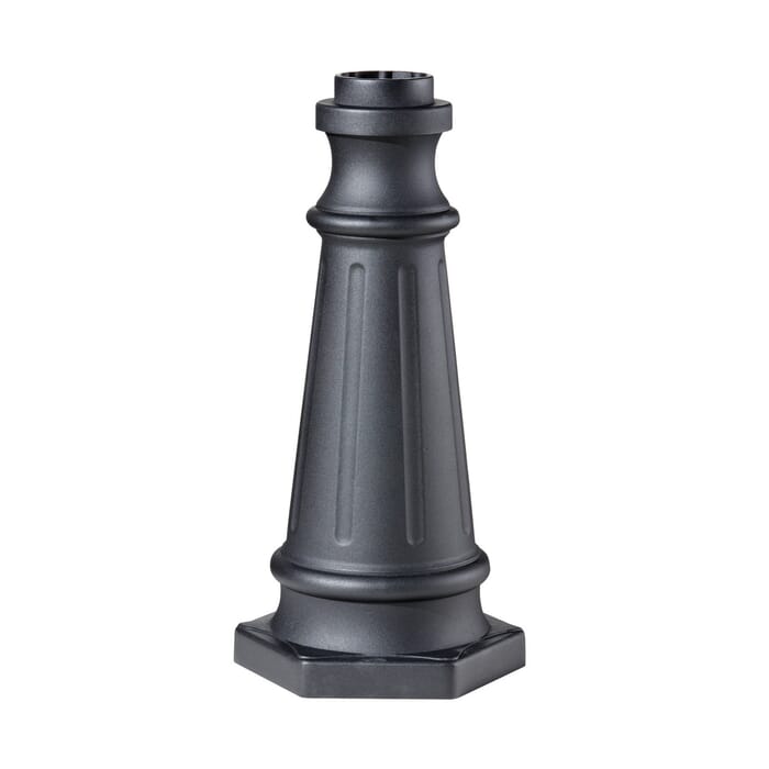 Feiss Post Base in Black Finish Feiss Post Base in Black Finish