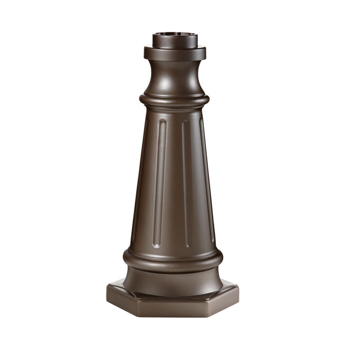 Feiss Post Base in Oil Rubbed Bronze Finish Feiss Post Base in Oil Rubbed Bronze Finish