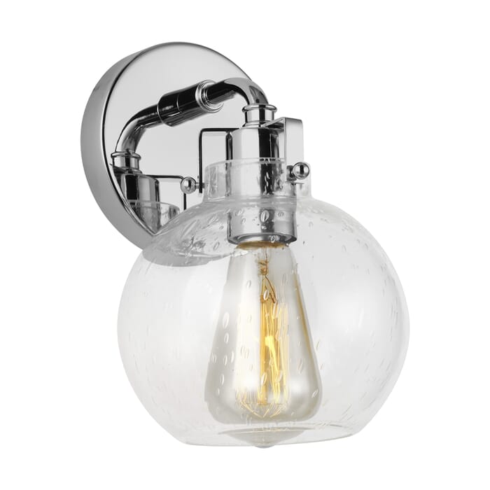 Generation Lighting Clara Wall Sconce in Chrome by Sean Lavin Generation Lighting Clara Wall Sconce in Chrome by Sean Lavin