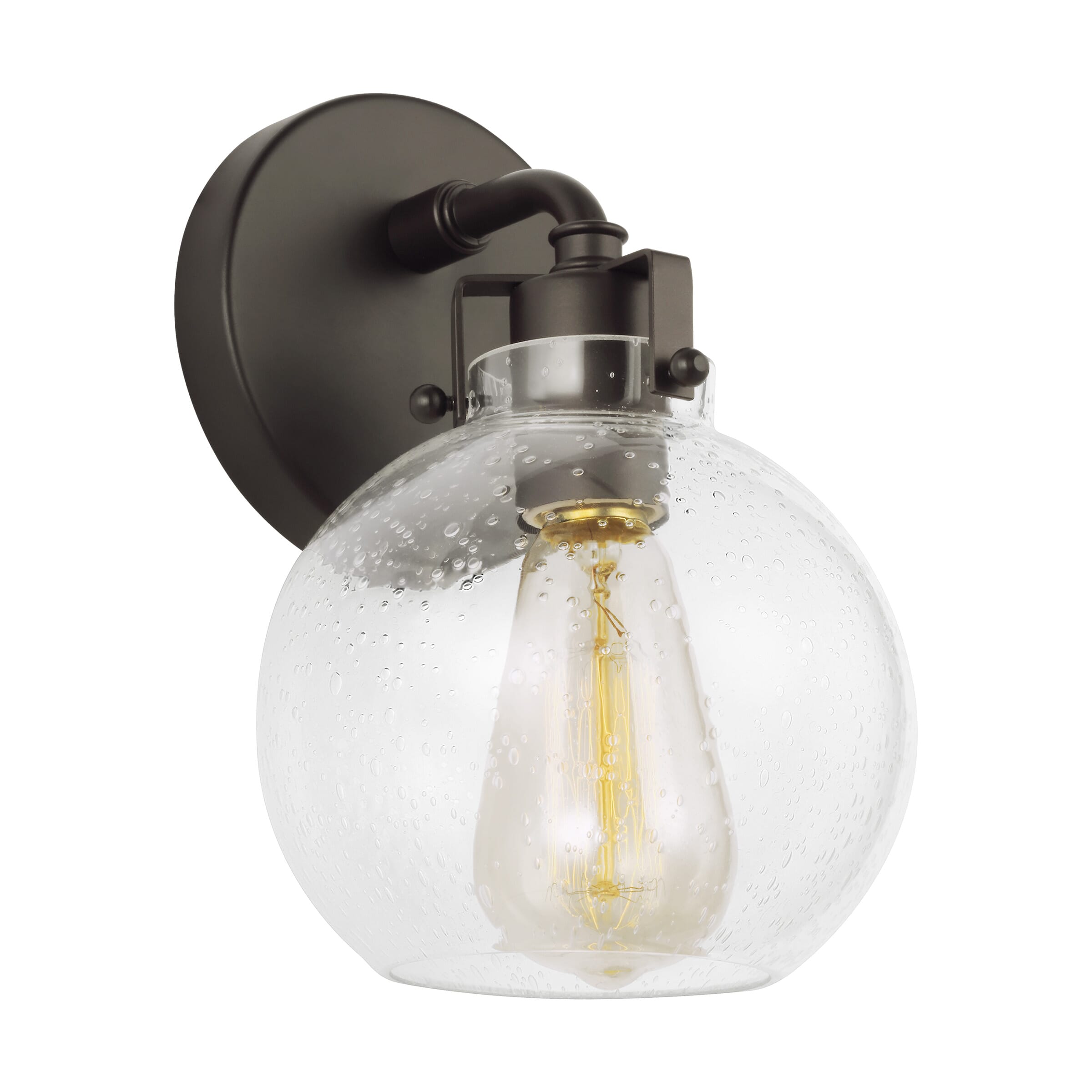 Generation Lighting Clara Wall Sconce in Oil Rubbed Bronze by Sean Lavin