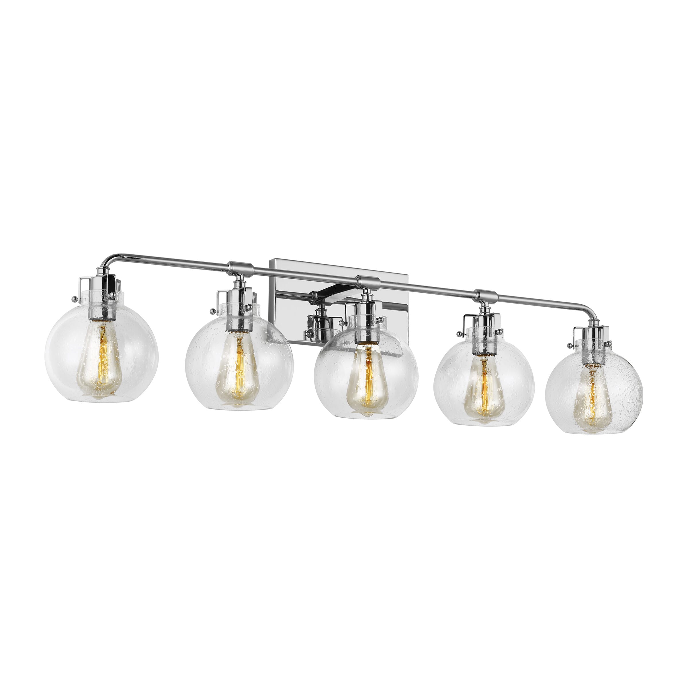 5 light deals vanity light chrome