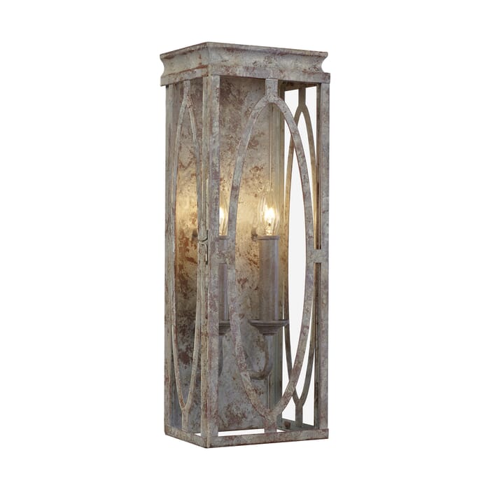 Generation Lighting Patrice 2-Light Wall Sconce in Deep Abyss by Sean Lavin Generation Lighting Patrice 2-Light Wall Sconce in Deep Abyss by Sean Lavin