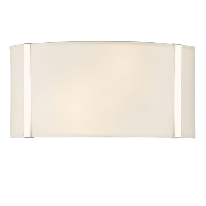 Crystorama Fulton 2-Light Wall Sconce in Polished Nickel Crystorama Fulton 2-Light Wall Sconce in Polished Nickel