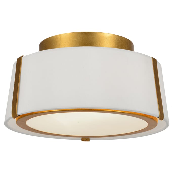 Crystorama Fulton 2-Light 12" Ceiling Light in Antique Gold Crystorama Fulton 2-Light 12" Ceiling Light in Antique Gold