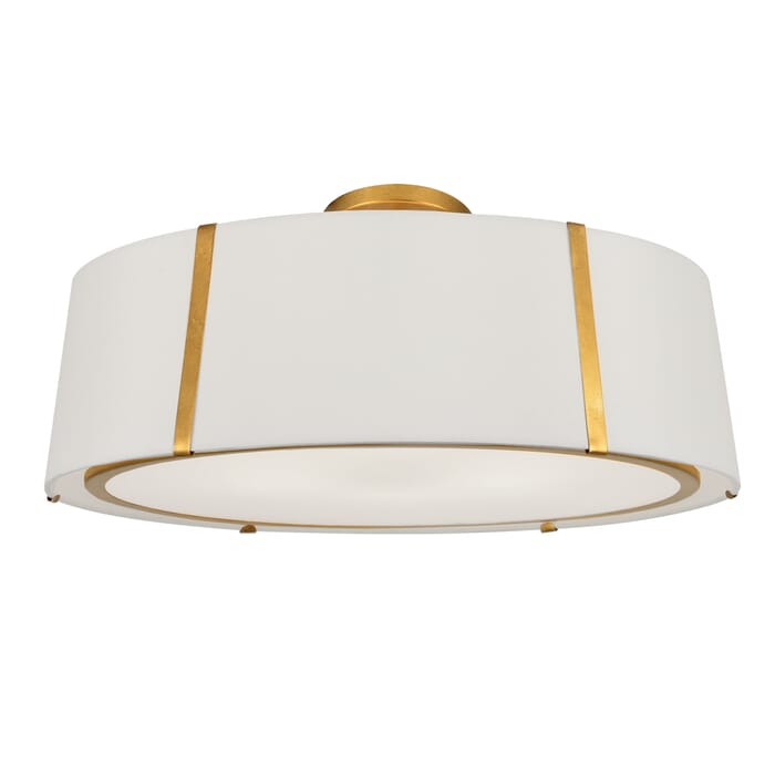 Crystorama Fulton 6-Light 24" Ceiling Light in Antique Gold Crystorama Fulton 6-Light 24" Ceiling Light in Antique Gold