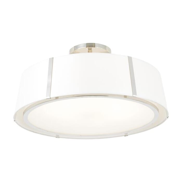 Crystorama Fulton 6-Light Ceiling Light in Polished Nickel Crystorama Fulton 6-Light Ceiling Light in Polished Nickel