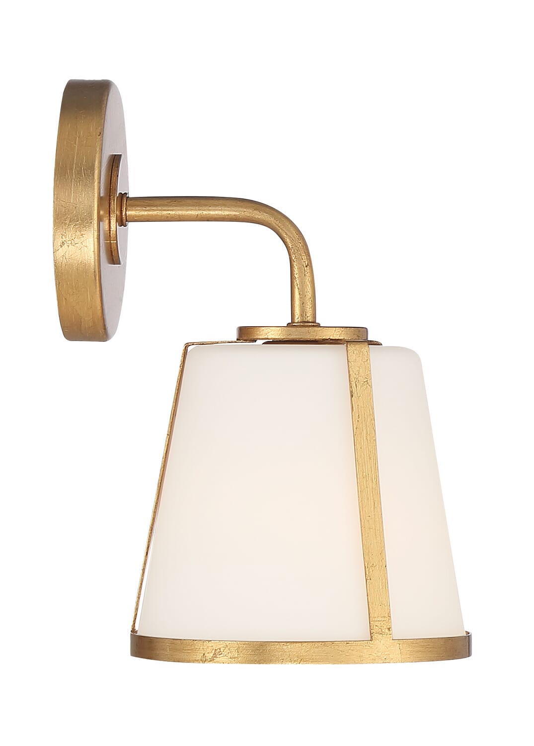 Fulton 1-Light Wall Mount in Antique Gold
