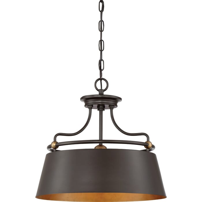 Quoizel Fairview 3-Light 18" Pendant Light in Western Bronze Quoizel Fairview 3-Light 18" Pendant Light in Western Bronze