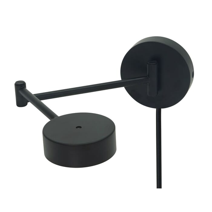 House of Troy Generation 5" Swing Arm Wall Lamp in Black House of Troy Generation 5" Swing Arm Wall Lamp in Black
