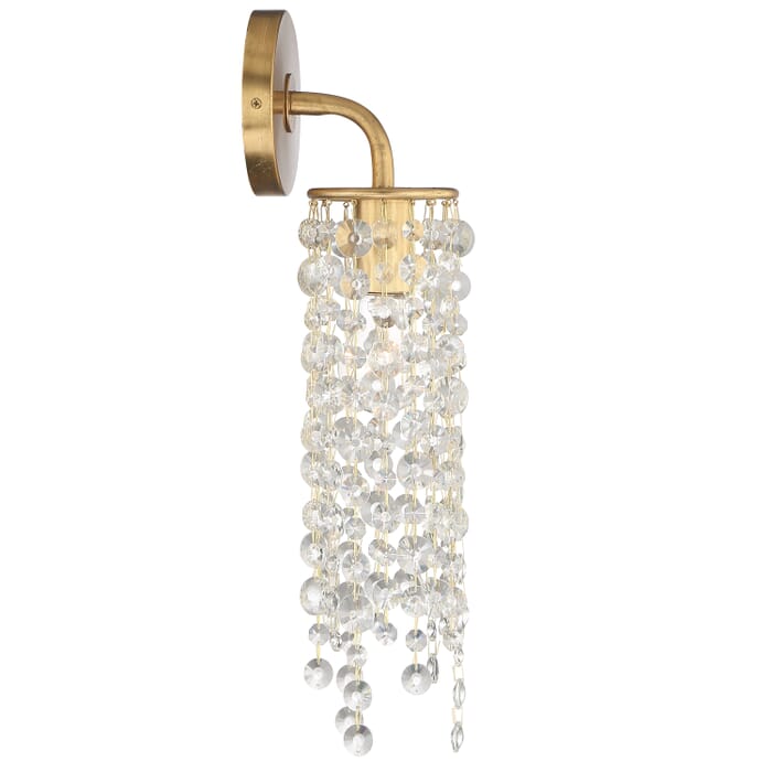 Crystorama Gabrielle Wall Sconce in Antique Gold Crystorama Gabrielle Wall Sconce in Antique Gold