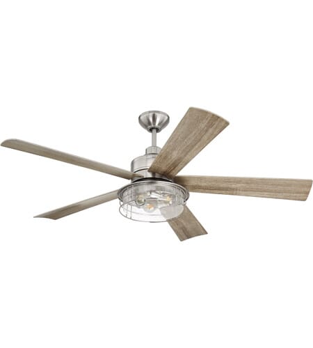 Craftmade Garrick 3-Light Indoor Ceiling Fan in Brushed Polished Nickel