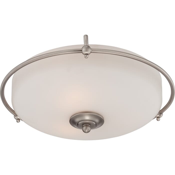 Quoizel Griffin 3-Light 17" Ceiling Light in Antique Nickel Quoizel Griffin 3-Light 17" Ceiling Light in Antique Nickel