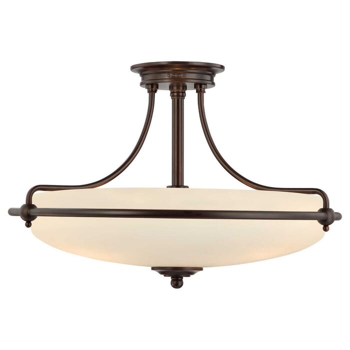 Quoizel Griffin 21" Ceiling Light in Palladian Bronze Quoizel Griffin 21" Ceiling Light in Palladian Bronze