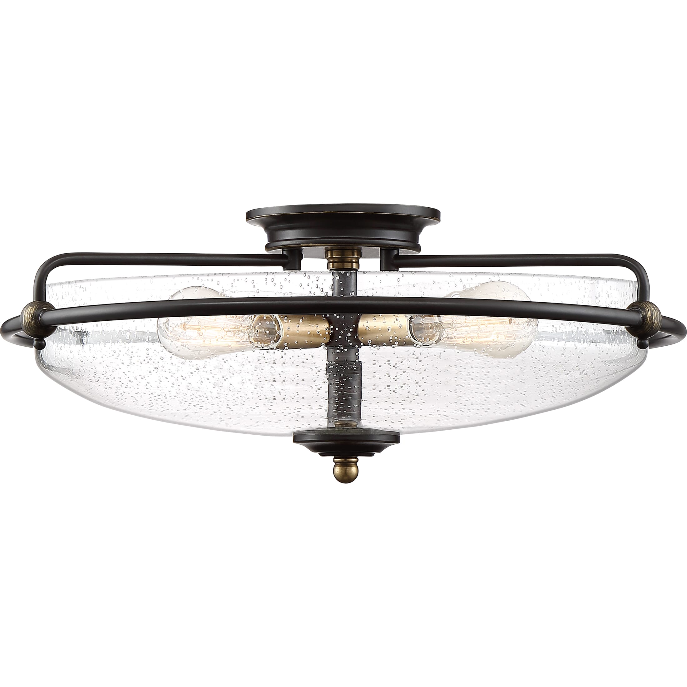Quoizel Griffin 4-Light 21" Ceiling Light in Palladian Bronze