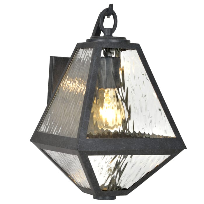 Brian Patrick Flynn for Crystorama Glacier 13" Outdoor Wall Light in Black Charcoal Brian Patrick Flynn for Crystorama Glacier 13" Outdoor Wall Light in Black Charcoal