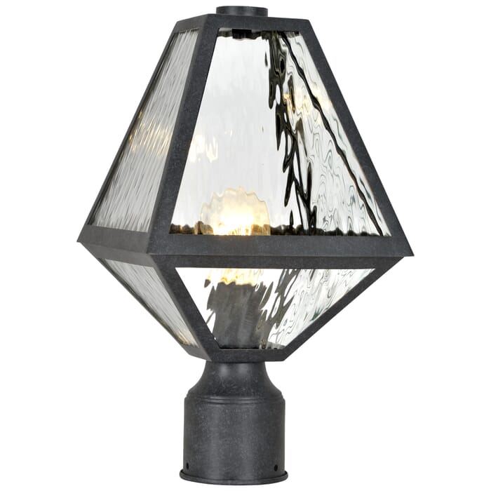 Brian Patrick Flynn for Crystorama Glacier 14" Outdoor Post Light in Black Charcoal Brian Patrick Flynn for Crystorama Glacier 14" Outdoor Post Light in Black Charcoal