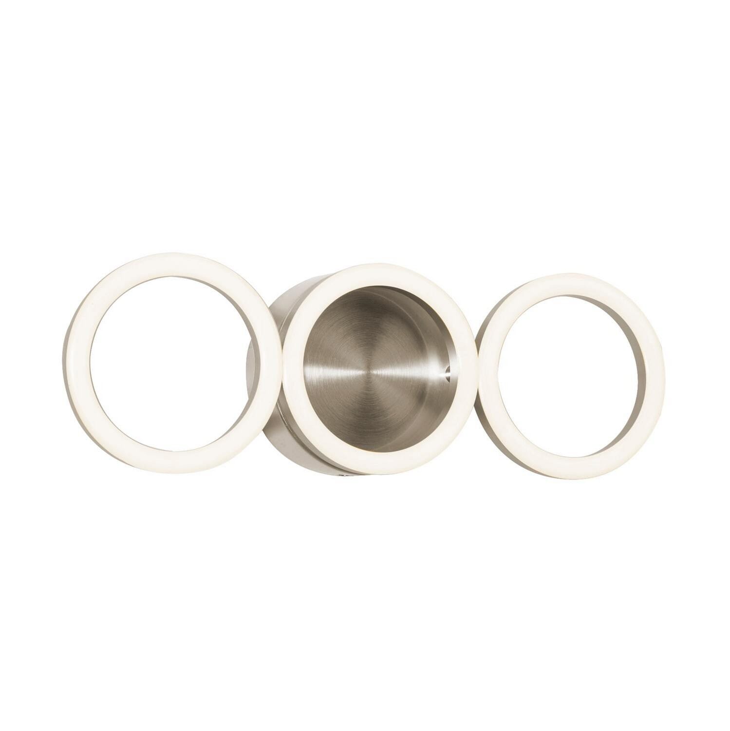 Glo LED Wall Sconce in Satin Nickel
