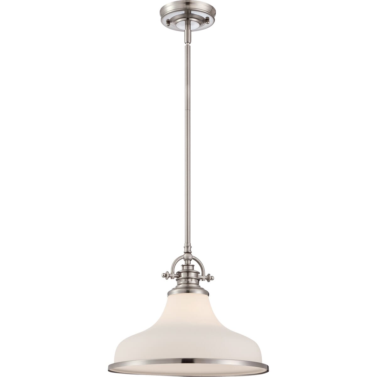 Quoizel Grant 14" Pendant Light in Brushed Nickel