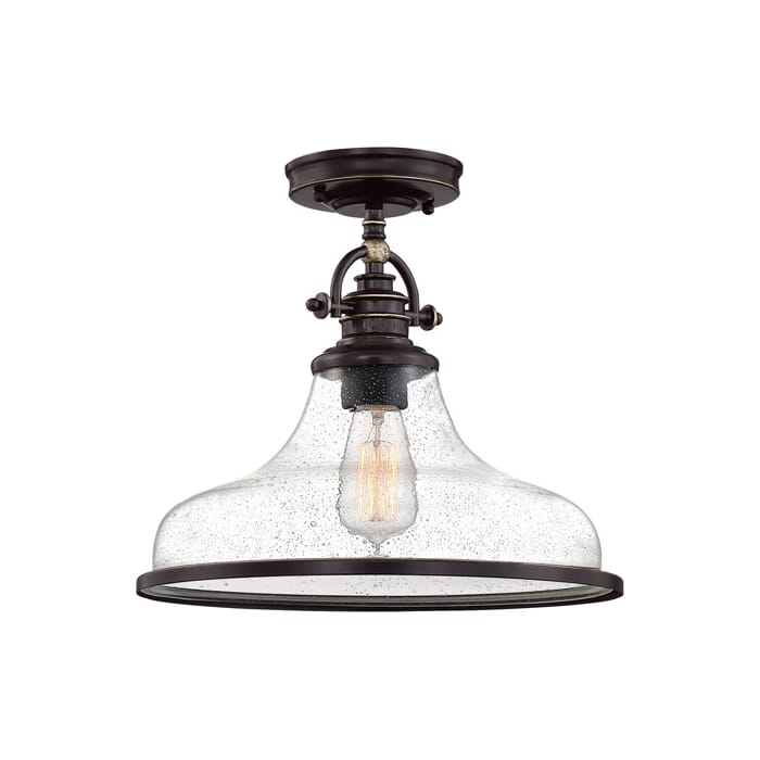 Quoizel Grant Ceiling Light in Palladian Bronze Quoizel Grant Ceiling Light in Palladian Bronze