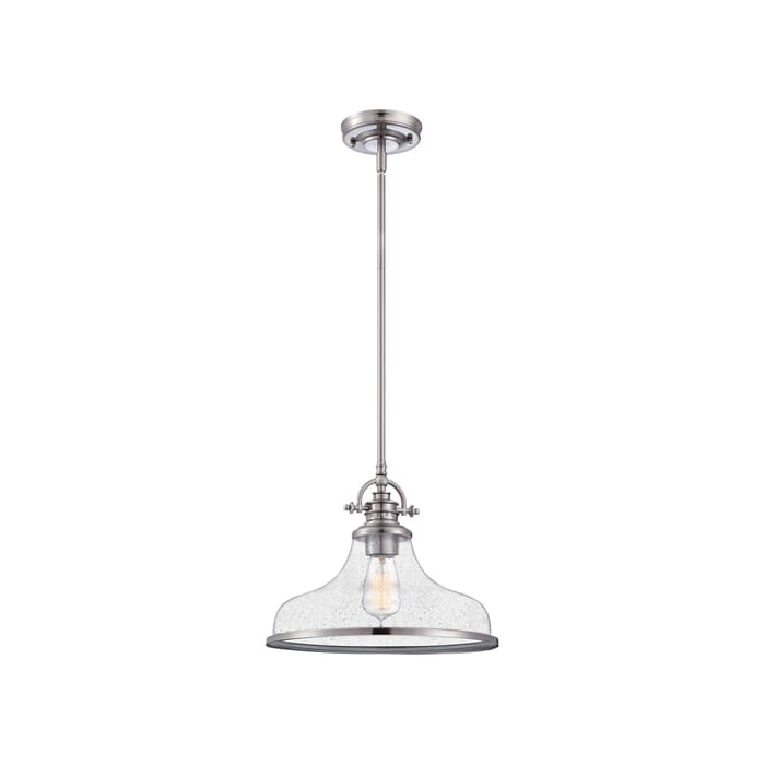 Quoizel Grant Pendant Light in Brushed Nickel Quoizel Grant Pendant Light in Brushed Nickel