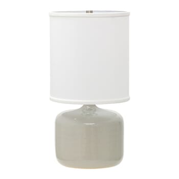 House of Troy Scatchard 19.5" Table Lamp in Gray Gloss