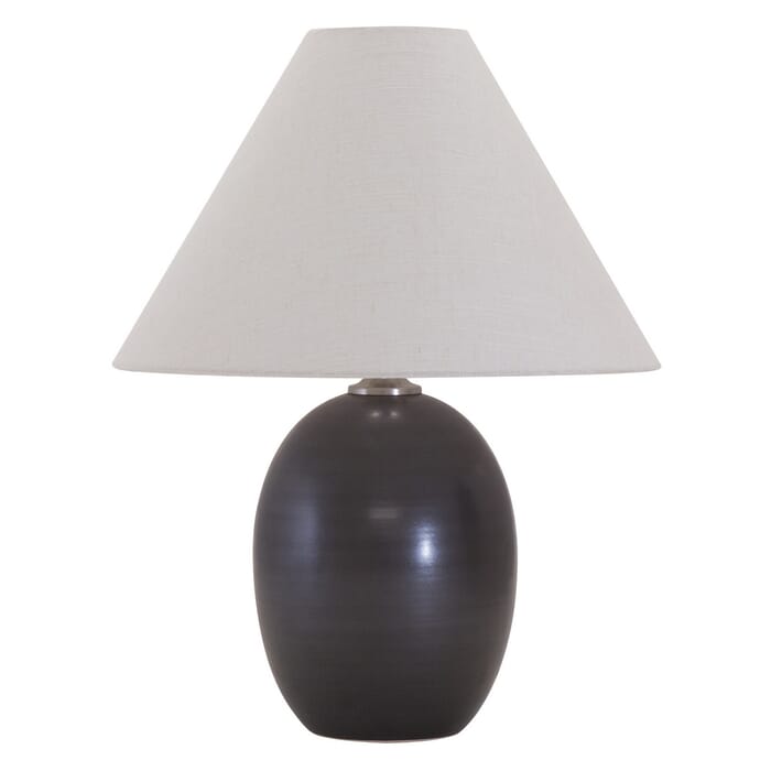 House of Troy Scatchard 22.5" Stoneware Table Lamp in Black Matte House of Troy Scatchard 22.5" Stoneware Table Lamp in Black Matte