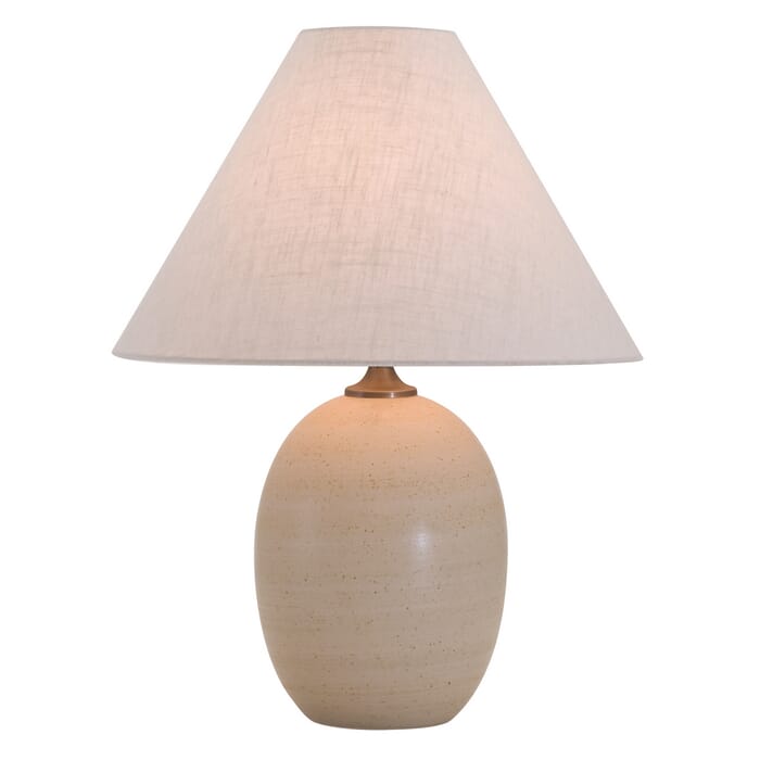 House of Troy Scatchard 22.5" Stoneware Table Lamp in Oatmeal House of Troy Scatchard 22.5" Stoneware Table Lamp in Oatmeal