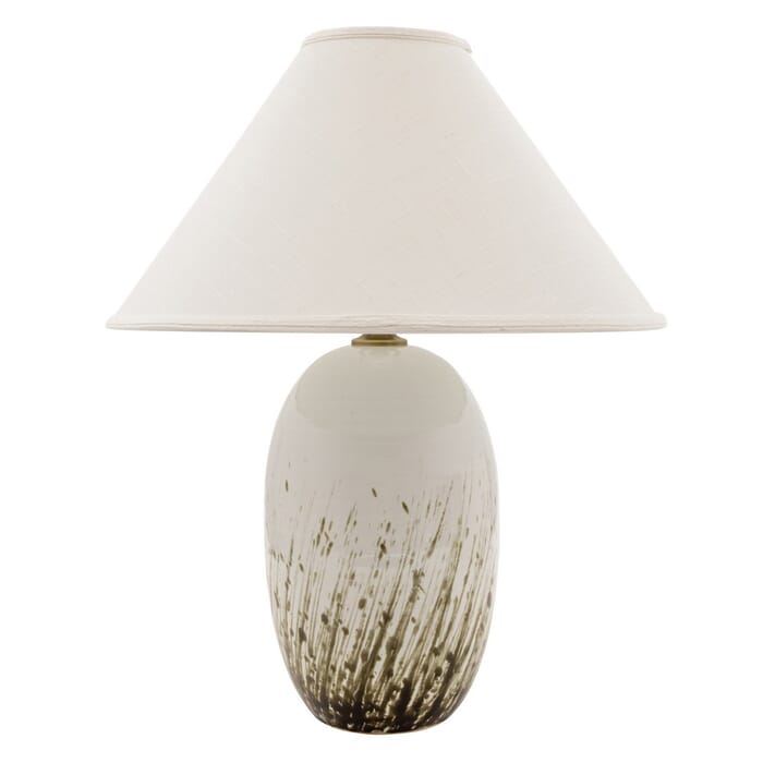 House of Troy Scatchard 28.5" Table Lamp in Decorated White Gloss House of Troy Scatchard 28.5" Table Lamp in Decorated White Gloss